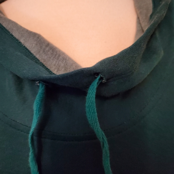 Cotton Teal Blue Columbia Hoodie - Picture 3 of 11